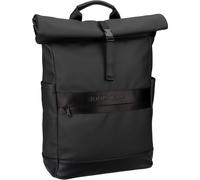 Joop Modica Nuvola Jaron Backpack LVZ in Black (27.6 Liter), Rolltop Rucksack