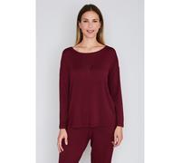 Joop! Bodywear Pyjama-Oberteil in Bordeaux - Größe 42 | Damen Loungewear