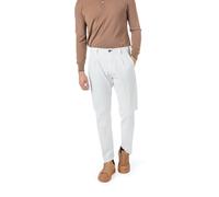 JOOP! Bundfaltenhose Herren Baumwolle weiß, 38/32