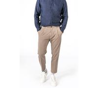 JOOP! Bundfaltenhose Herren Regular Fit Baumwolle beige, 32/34