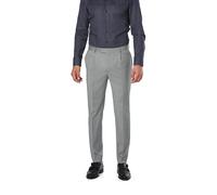 JOOP! Bundfaltenhose Herren Slim Fit Woll-Stretch grau, 102