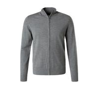 JOOP! Cardigan Herren Merinowolle grau, L