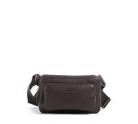 JOOP! Cardona Emir Gürteltasche dunkelbraun, genarbtes Rindsleder, Herren