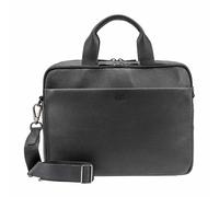 JOOP! COLLECTION Laptoptasche aus echtem Leder Modell 'CARDONA PANDION' in Black, Größe 1