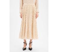 JOOP! Chiffon-Faltenrock Damen beige, 36