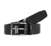 Joop! Leder Gürtel Smooth Coll. Belt 3,5 CM W95 Black schwarz