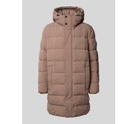 JOOP! Steppmantel Herren Stehkragen Mikrofaser braun, 48 (S)