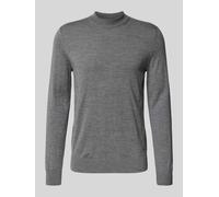 JOOP! Collection Strickpullover aus reiner Wolle Modell 'Davide' in Mittelgrau, Größe L