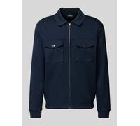 JOOP! Collection Sweatjacke mit Reißverschluss Modell 'Tailson' in Marine, Größe L