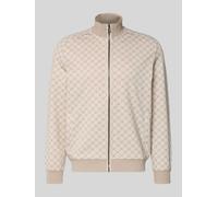 JOOP! Collection Sweatjacke mit Reißverschluss Modell 'Wendu' in Sand, Größe L