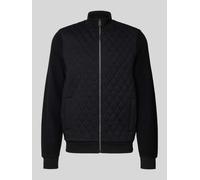 JOOP! Collection Sweatjacke mit Steppnähten Modell 'Tyrone' in Black, Größe L