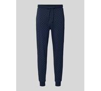 JOOP! Collection Sweatpants mit Logo-Muster und elastischem Bund in Marine, Größe XL