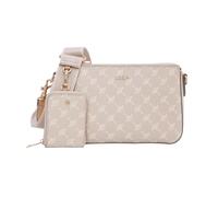Umhängetasche JOOP "cortina 1.0 jasmina shoulderbag shz", Damen, Gr. B/H/T: 22cm x 15cm x 6cm, beige (sesame), Lederimitat, bedruckt, Taschen Umhängetasche, Damen Schultertasche, Handtasche mit hübsch