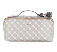 Kulturbeutel JOOP "cortina 1.0 zea washbag shz", Damen, Gr. B/H/T: 27cm x 12,5cm x 12,5cm, grau (tuffet), Kunstleder, Taschen Kulturbeutel, Damen Washbag, Kosmetiktasche mit Reißverschluss und extra T
