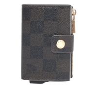 Kartenetui JOOP "cortina piazza c-four e-cage sv8", braun (seal, braun), Lederimitat, modisch, Kleinlederwaren, mit Allover Logo Print (67248136-0) seal, braun