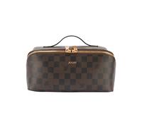 JOOP! Kosmetiktasche mit Tragehenkel Modell 'cortina' in Dunkelbraun, Größe 1