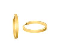 JOOP! Damen Creolen 2035898 Edelstahl gelbgold IP