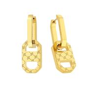 JOOP! Creolen Edelstahl Damen Ohrschmuck, 1,7 cm, Gold, Kommt in Schmuck Geschenk Box, 2035137