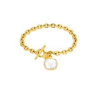 Joop! Damen-Armband Edelstahl 1 Perlmutt One Size 88755499, 2035892