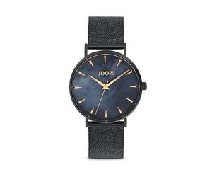 JOOP! Damen Armbanduhr 2036606 Edelstahl schwarz IP