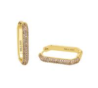 JOOP! Damen Creolen 2038946 Silber 925 vergoldet synth. Zirkonia