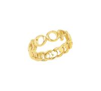 JOOP! Damen-Damenring 925er Silber 52 Gold 32022404