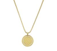 Joop! Damen Halskette 2100961 Edelstahl gelbgold IP synth. Zirkonia