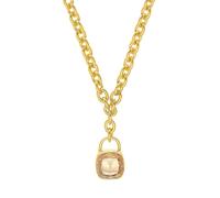 JOOP! Damen Halskette 925/000 Sterling Silber vergoldet mit Zirkonia 2032872