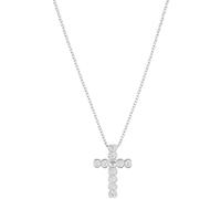 JOOP! Damen Halskette 2038932 Silber 925 mit Anhänger Kreuz synth. Zirkonia