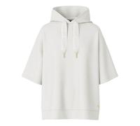 JOOP! Damen Hoodie Kurzarm - Tavi, Sweatshirt mit Kapuze, Loungewear, Baumwoll-Mix, einfarbig Weiß XL