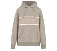 JOOP! Damen Hoodie - Loungewear, Kapuzenpullover, Muster, Logo Hellbraun XL