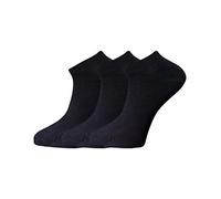 JOOP! Damen Sneaker Kurzsocken Füßlinge 760001 3 Paar, Farbe:Blau;Strumpf-/Sockengröße:35-38;Artikel:-3000 navy