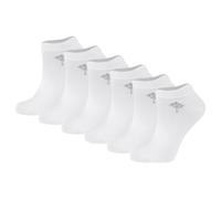 JOOP! Damen Sneakersocken, 6er Pack - Daily Glam Organic GOTS Sneaker, Baumwoll-Mix, uni 39-42 Weiß