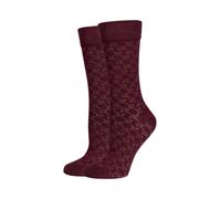 JOOP! Collection Socken mit geripptem Abschluss im 2er-Pack in Bordeaux, Größe 35-38