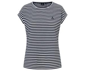 JOOP! Damen T-Shirt - Kurzarm, Rundhals, Jersey, gestreift, Cotton Stretch Dunkelblau/Weiß S