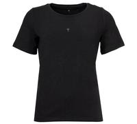 JOOP! Damen T-Shirt mit Logo-Print - Cosy, Kurzarm, Rundhals, Cotton Stretch Schwarz M