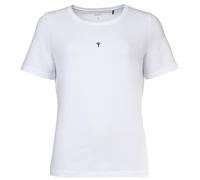 JOOP! Damen T-Shirt mit Logo-Print - Cosy, Kurzarm, Rundhals, Cotton Stretch XXL Weiß