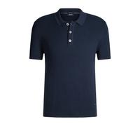 Joop! - Feingeripptes Poloshirt - - Tops - Herren - Blau - L