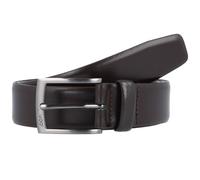 Joop! Herren Gürtel Coll. Belt 3,5 cm – Echtleder, Dornschließe, Logo – Braun 100 cm