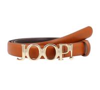 Joop! Gürtel Leder – 75 cm, 2 cm breit, Logo-Pinschließe – Braun