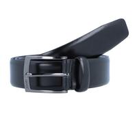 Joop! Ledergürtel Coll. Belt 3,5 cm – Echtleder, Dornschließe – Schwarz 85 cm