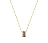 JOOP! Halskette aus 925 Sterling Silber für Damen, Halsschmuck, teilw. mit Schmuckstein, Silber 925 rhodiniert, Kommt in passender Schmuckbox
