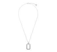 Joop! Kette mit Anhänger – 925 Sterling Silber, Zirkonia synth., 42+3 cm, Weiß, Geschenkbox