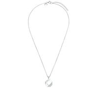 JOOP! Halskette - aus rhodiniertem 925 Sterling Silber, Anhänger mit Zirkonia, Venezianerkette, 45+5 cm, Damen