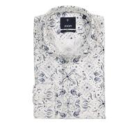 Langarmhemd JOOP "Pai", Herren, Gr. 40, N-Gr, dunkelblau, Web, Obermaterial: 100% Baumwolle, unifarben, slim fit normal, 2-Knopf-Manschette, Hemden, mit floralem Muster, slim fit (18109564-40) dunkelb