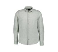 JOOP! Hemd Herren Slim Fit Langarm Baumwolle-Leinen grün, 38