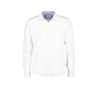 JOOP! Hemd Herren Slim Fit Langarm Baumwolle-Leinen Weiß, XL