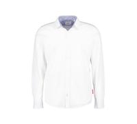 JOOP! Hemd Herren Slim Fit Langarm Baumwolle-Leinen Weiß, XXL