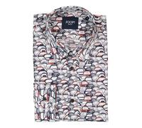 JOOP! Hemd Herren Slim Fit Langarm Baumwolle rot, M