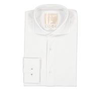 JOOP! Hemd Herren Slim Fit Langarm Jersey weiß, 43